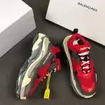 balenciaga chaussure homme daim triple-s  ash21